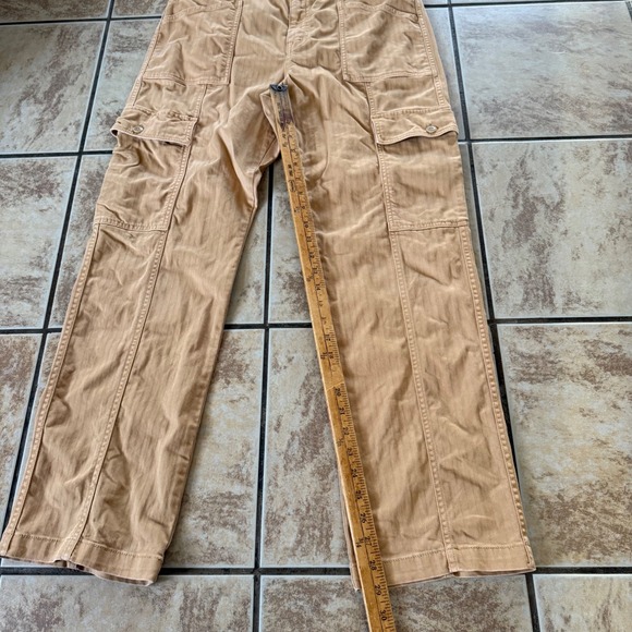Madewell 90s Straight Cargo Pants Tan Khaki Womens Size 30 - Picture 5 of 11
